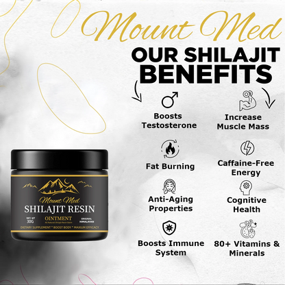 100% Pure Himalayan Shilajit Resin