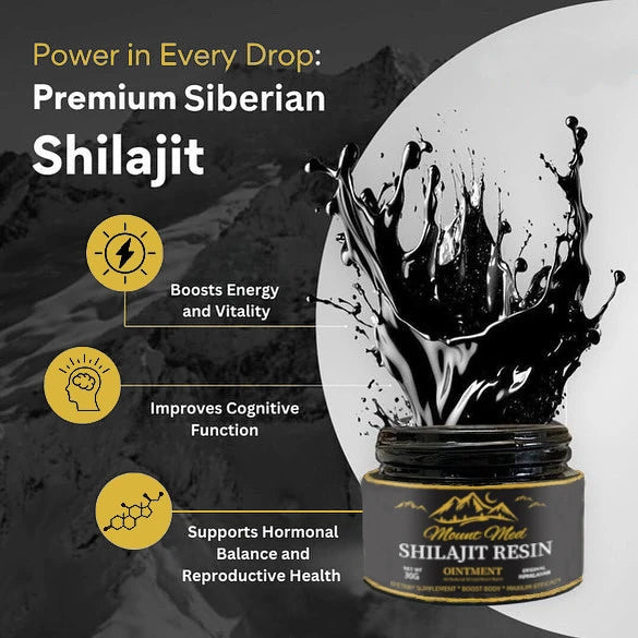 100% Pure Himalayan Shilajit Resin